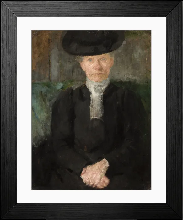Framed Print : Portrait of Miss Deuringer, 1900. Creator: Olga Boznanska