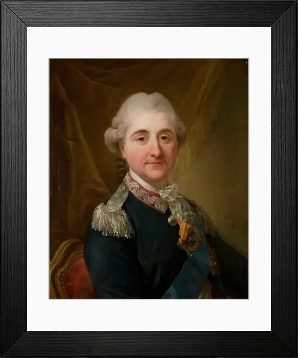 Framed Print : Portrait of King Stanislaus Augustus Poniatowski, after 1780. Creator: Unknown Framed Print : Portrait of King Stanislaus Augustus Poniatowski, after 1780. Creator: Unknown