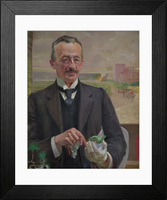 Framed Print : Portrait of Jozef Sare, Vice-President of the City of Krakow, 1913. Creator: Jacek Malczewski Framed Print : Portrait of Jozef Sare, Vice-President of the City of Krakow, 1913. Creator: Jacek Malczewski