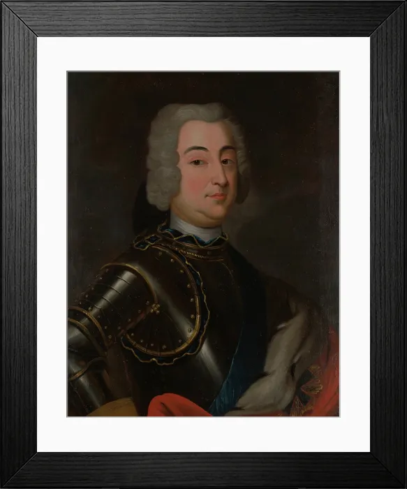 Framed Print : Portrait of Prince August Aleksander Czartoryski (1697-1782), 1731-1750. Creator: Unknown Framed Print : Portrait of Prince August Aleksander Czartoryski (1697-1782), 1731-1750. Creator: Unknown