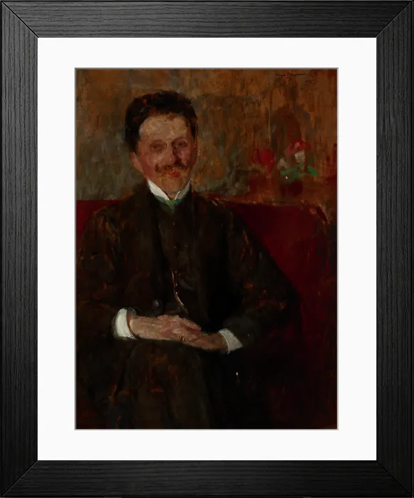 Framed Print : Portrait of Wladyslaw Chmielarczyk, 1907. Creator: Olga Boznanska Framed Print : Portrait of Wladyslaw Chmielarczyk, 1907. Creator: Olga Boznanska