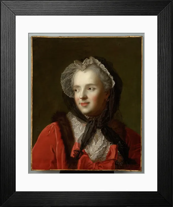 Framed Print : Portrait of Maria Leszczynska (1703-1768), 2nd half of 18th century. Creator: Unknown Framed Print : Portrait of Maria Leszczynska (1703-1768), 2nd half of 18th century. Creator: Unknown