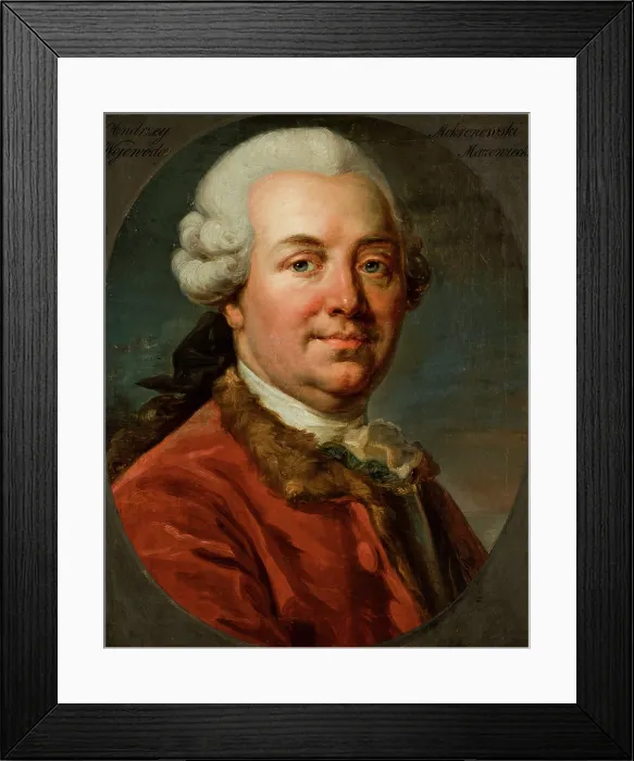 Framed Print : Portrait of Andrzej Mokronowski, c1850, between 1760-1770. Creator: Unknown Framed Print : Portrait of Andrzej Mokronowski, c1850, between 1760-1770. Creator: Unknown