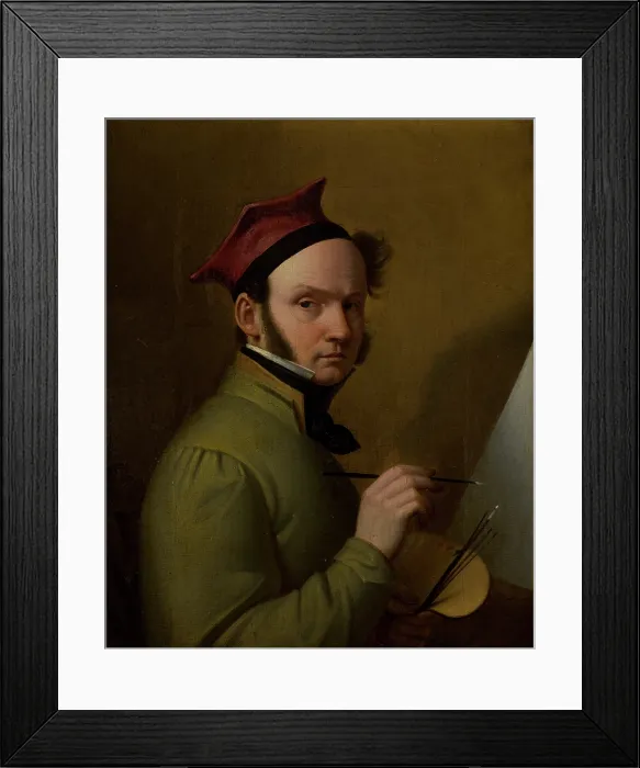 Framed Print : Self-Portrait, c1820. Creator: Jan Kanty Ignacy Maszkowski Framed Print : Self-Portrait, c1820. Creator: Jan Kanty Ignacy Maszkowski