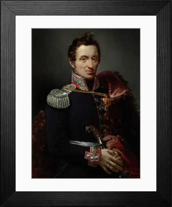 Framed Print : Portrait of Prince Konstanty Czartoryski (1773-1860), 1821. Creator: Pierre Antoine Augustin Vafflard Framed Print : Portrait of Prince Konstanty Czartoryski (1773-1860), 1821. Creator: Pierre Antoine Augustin Vafflard