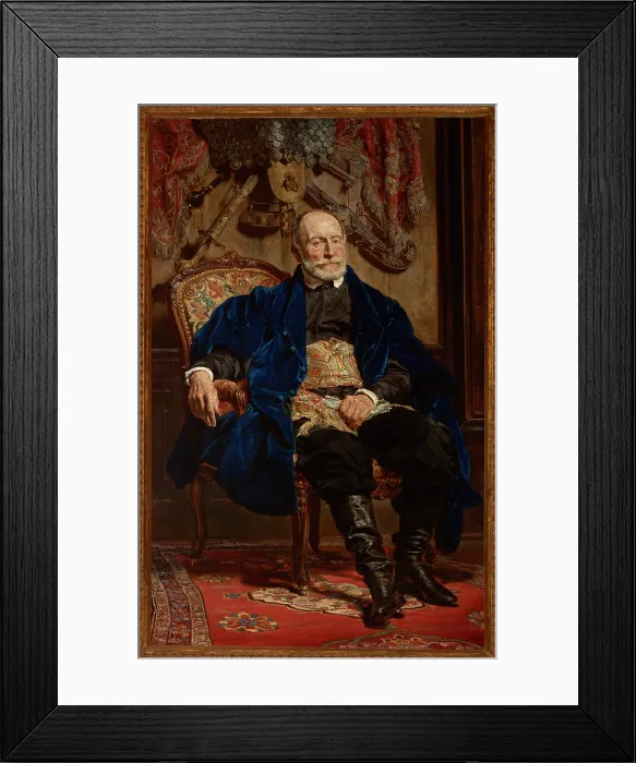 Framed Print : Portrait of Piotr Moszynski, 1874. Creator: Jan Matejko Framed Print : Portrait of Piotr Moszynski, 1874. Creator: Jan Matejko