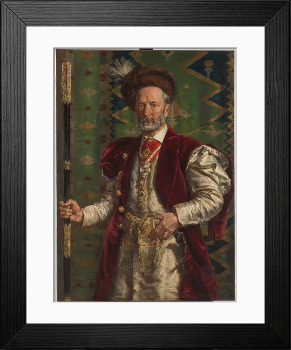 Framed Print : Portrait of Mikolaj Zyblikiewicz, 1887. Creator: Jan Matejko Framed Print : Portrait of Mikolaj Zyblikiewicz, 1887. Creator: Jan Matejko