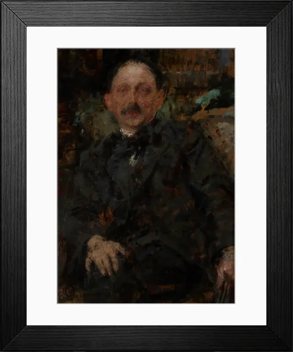 Framed Print : Portrait of Painter Marcin Samlicki, 1919. Creator: Olga Boznanska Framed Print : Portrait of Painter Marcin Samlicki, 1919. Creator: Olga Boznanska