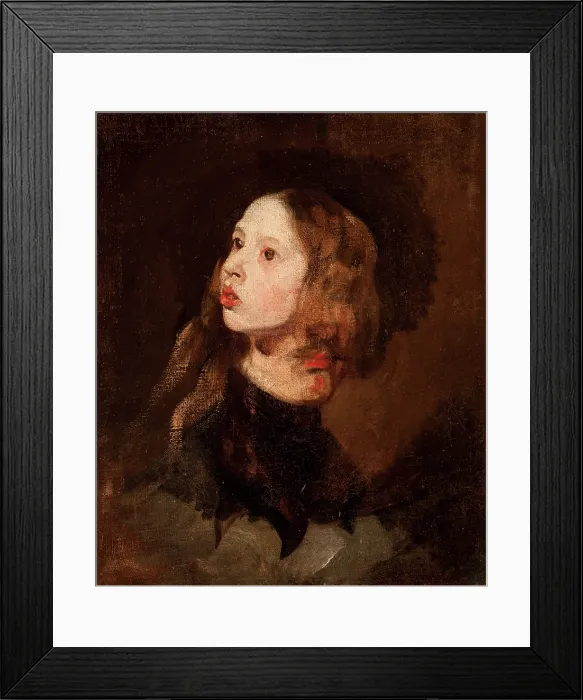 Framed Print : Portrait of Maria Michalowska, c1853. Creator: Piotr Michalowski Framed Print : Portrait of Maria Michalowska, c1853. Creator: Piotr Michalowski