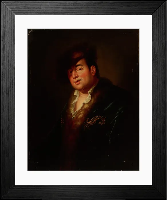 Framed Print : Portrait of Johann Melchior Dinglinger (1664-1731), 3rd quarter of 17th century. Creator: Antoine Pesne Framed Print : Portrait of Johann Melchior Dinglinger (1664-1731), 3rd quarter of 17th century. Creator: Antoine Pesne
