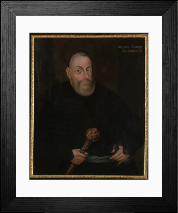 Framed Print : Portrait of Karol Chodkiewicz (1560-1621), 17th century. Creator: Unknown Framed Print : Portrait of Karol Chodkiewicz (1560-1621), 17th century. Creator: Unknown
