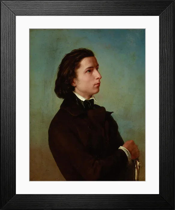 Framed Print : Self-Portrait, c1850. Creator: Franciszek Tepa Framed Print : Self-Portrait, c1850. Creator: Franciszek Tepa