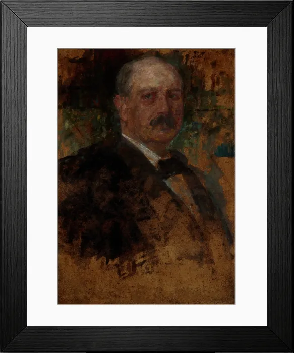 Framed Print : Portrait of an American, between 1914-1916. Creator: Olga Boznanska Framed Print : Portrait of an American, between 1914-1916. Creator: Olga Boznanska