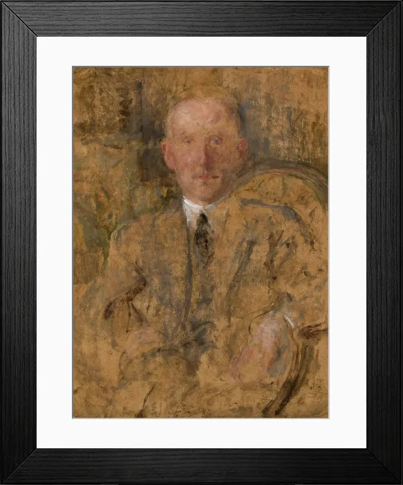 Framed Print : Portrait of Emeryk Hutten-Czapski, 1930. Creator: Olga Boznanska Framed Print : Portrait of Emeryk Hutten-Czapski, 1930. Creator: Olga Boznanska