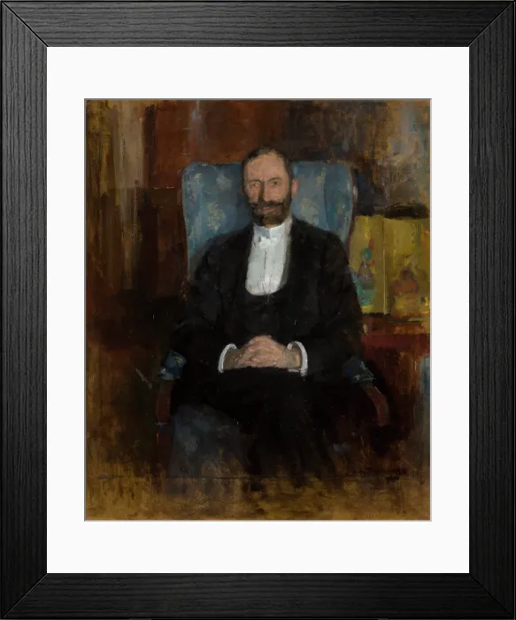 Framed Print : Portrait of Feliks Jasienski, 1907. Creator: Olga Boznanska Framed Print : Portrait of Feliks Jasienski, 1907. Creator: Olga Boznanska