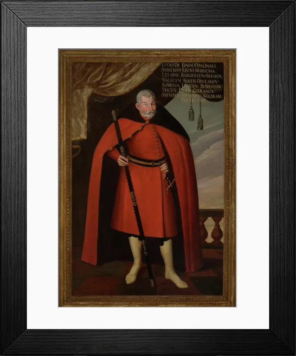 Framed Print : Portrait of Lukasz Opalinski (1581-1654), between 1635-1640. Creator: Unknown Framed Print : Portrait of Lukasz Opalinski (1581-1654), between 1635-1640. Creator: Unknown