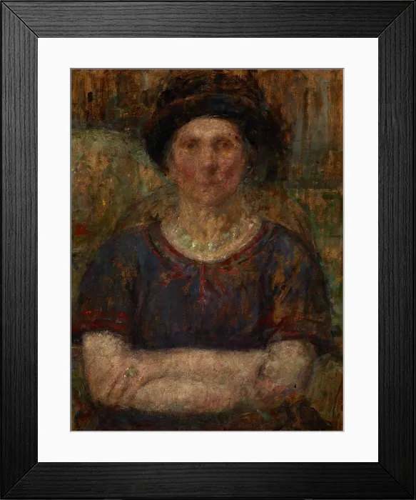 Framed Print : Portrait of Mrs Bankiewicz, after 1925. Creator: Olga Boznanska Framed Print : Portrait of Mrs Bankiewicz, after 1925. Creator: Olga Boznanska