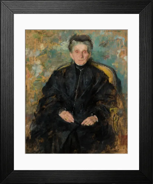 Framed Print : Portrait of Jadwiga Sapiezyna nee Sanguszko, 1910. Creator: Olga Boznanska Framed Print : Portrait of Jadwiga Sapiezyna nee Sanguszko, 1910. Creator: Olga Boznanska