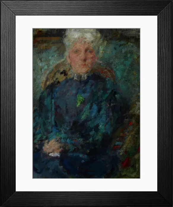 Framed Print : Portrait of Lucja Detloff, 1917. Creator: Olga Boznanska Framed Print : Portrait of Lucja Detloff, 1917. Creator: Olga Boznanska
