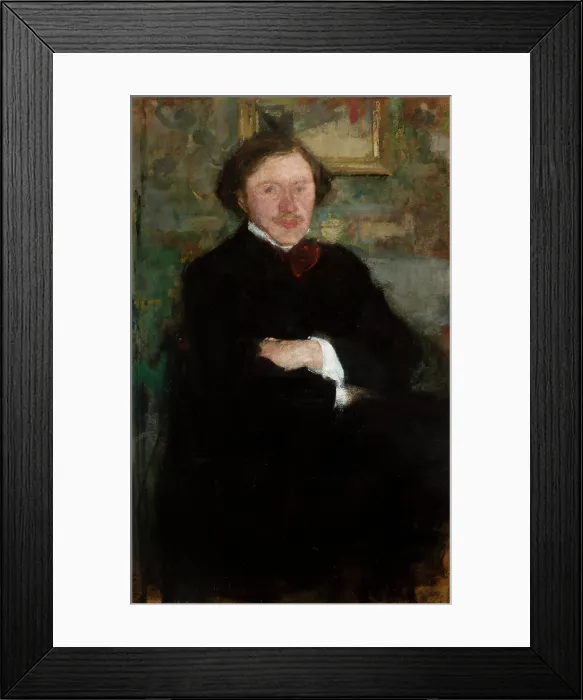 Framed Print : Portrait of the Pianist Prof. Antoni Dieth, 1908. Creator: Olga Boznanska Framed Print : Portrait of the Pianist Prof. Antoni Dieth, 1908. Creator: Olga Boznanska