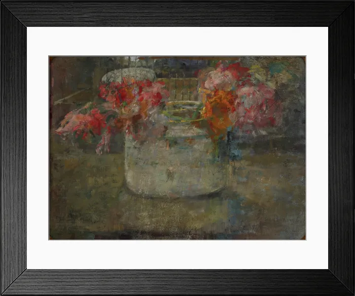 Framed Print : Flowers-two-sided painting, after 1920. Creator: Olga Boznanska Framed Print : Flowers-two-sided painting, after 1920. Creator: Olga Boznanska