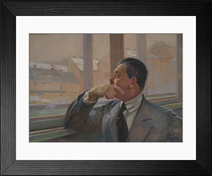 Framed Print : Portrait of Mieczyslaw Gasecki, 1923. Creator: Jacek Malczewski Framed Print : Portrait of Mieczyslaw Gasecki, 1923. Creator: Jacek Malczewski