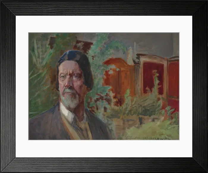 Framed Print : Self-Portrait, 1926. Creator: Jacek Malczewski Framed Print : Self-Portrait, 1926. Creator: Jacek Malczewski
