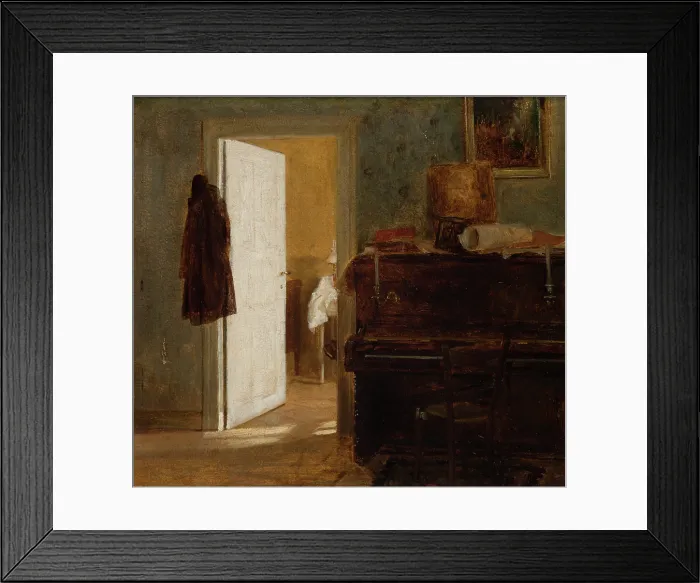Framed Print : Interior of the Gierymskis Flat in Munich, before 1874. Creator: Aleksander Gierymski. Interior of the Gierymskis Flat in Munich, before 1874. Creator: Aleksander Gierymski Framed Print : Interior of the Gierymskis Flat in Munich, before 1874. Creator: Aleksander Gierymski. Interior of the Gierymskis Flat in Munich, before 1874. Creator: Aleksander Gierymski