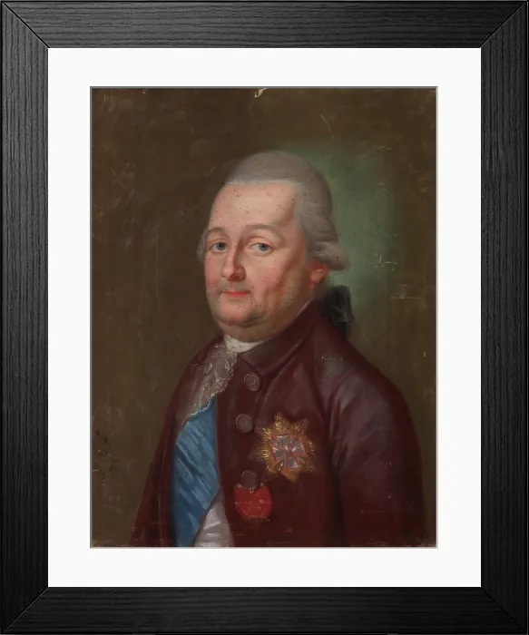 Framed Print : Portrait of Otto Magnus von Stackelberg (1736-1800), 4th quarter of 18th century. Creator: Unknown Framed Print : Portrait of Otto Magnus von Stackelberg (1736-1800), 4th quarter of 18th century. Creator: Unknown