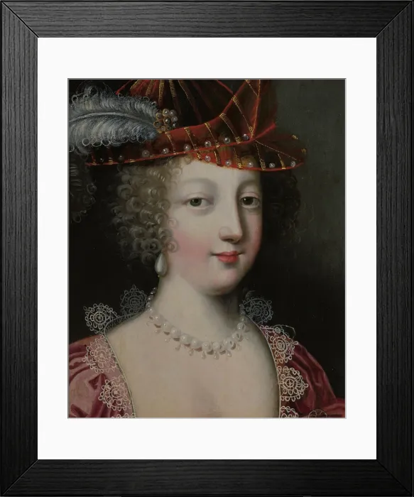 Framed Print : Portrait of a Woman in a Hat, c1630 -1640. Creator: Claude Deruet Framed Print : Portrait of a Woman in a Hat, c1630 -1640. Creator: Claude Deruet