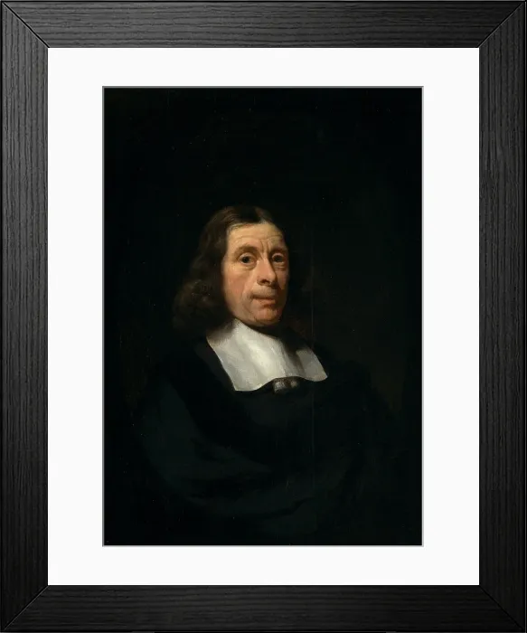 Framed Print : Portrait of a Man, 1670s. Creator: Nicolaes Maes Framed Print : Portrait of a Man, 1670s. Creator: Nicolaes Maes