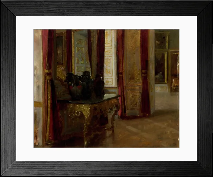 Framed Print : Interior, 1870, [okolo 1874]. Creator: Aleksander Gierymski