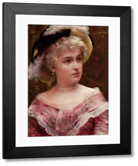Framed Print : Rococo Lady, 1881. Creator: Aleksander Gierymski Framed Print : Rococo Lady, 1881. Creator: Aleksander Gierymski