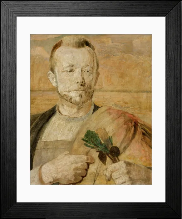 Framed Print : Portrait of Aleksander Mroczkowski, 1902. Creator: Jacek Malczewski