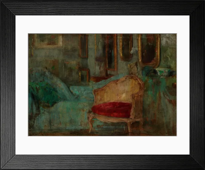 Framed Print : Interior of the Parisian Studio, 1908. Creator: Olga Boznanska Framed Print : Interior of the Parisian Studio, 1908. Creator: Olga Boznanska