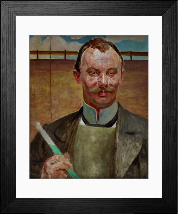 Framed Print : Portrait of Alfred Stepek, 1901. Creator: Jacek Malczewski Framed Print : Portrait of Alfred Stepek, 1901. Creator: Jacek Malczewski