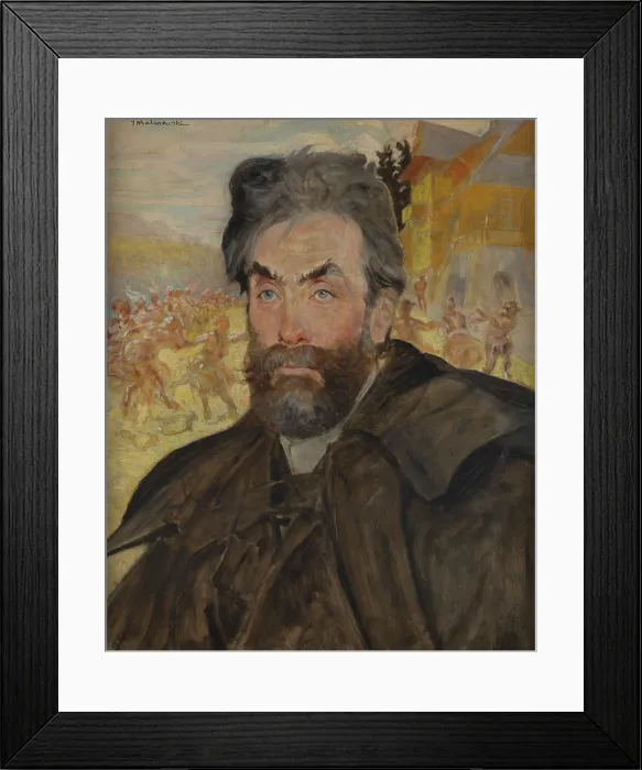 Framed Print : Portrait of Stanislaw Witkiewicz, 1902. Creator: Jacek Malczewski Framed Print : Portrait of Stanislaw Witkiewicz, 1902. Creator: Jacek Malczewski