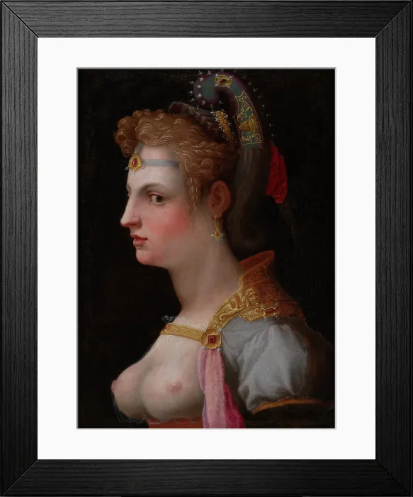 Framed Print : Female Bust-Venus Victrix, between 1565-1575. Creator: Michele Tosini