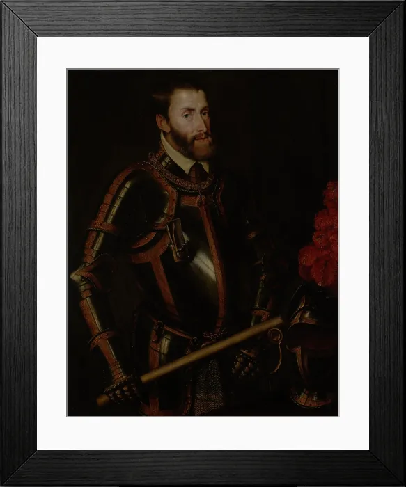 Framed Print : Portrait of Charles V Habsburg (1500-1558), 2nd half of 16th century. Creator: Unknown Framed Print : Portrait of Charles V Habsburg (1500-1558), 2nd half of 16th century. Creator: Unknown