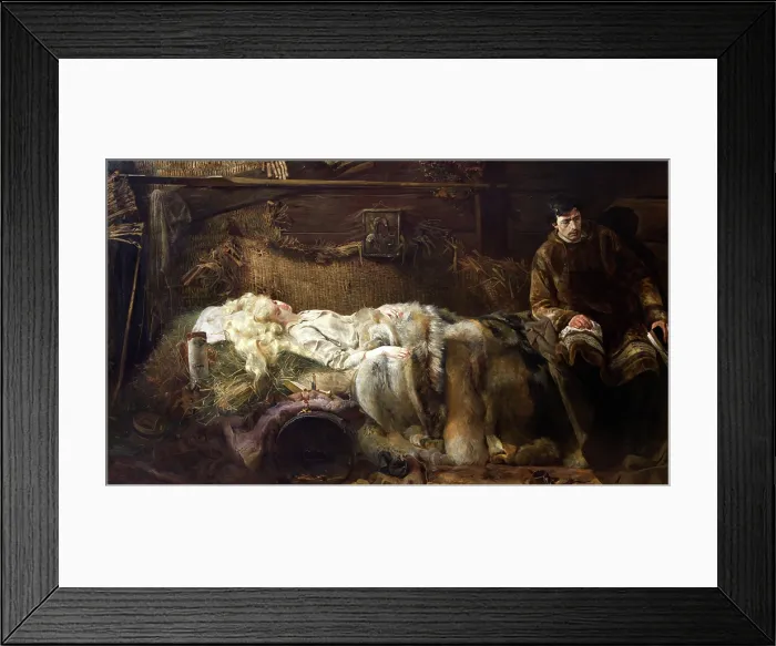 Framed Print : Death of Ellenai, 1883. Creator: Jacek Malczewski Framed Print : Death of Ellenai, 1883. Creator: Jacek Malczewski