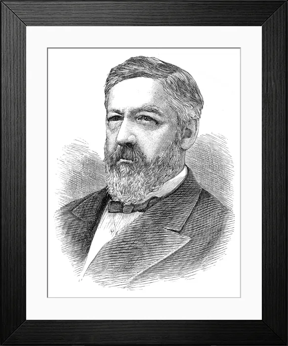 Framed Print : Mr. James G. Blaine, U. S. Secretary of State, 1881. Creator: Unknown Framed Print : Mr. James G. Blaine, U. S. Secretary of State, 1881. Creator: Unknown