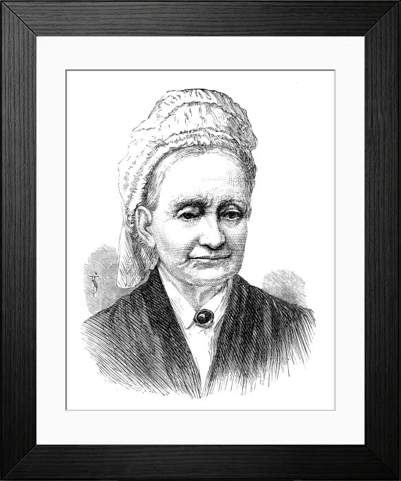 Framed Print : The mother of the late President Garfield, 1881. Creator: Unknown