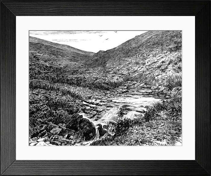 Framed Print : Sketches in Nidderdale, Yorkshire: near Goydon Pot Hole, 1883. Creator: Unknown Framed Print : Sketches in Nidderdale, Yorkshire: near Goydon Pot Hole, 1883. Creator: Unknown