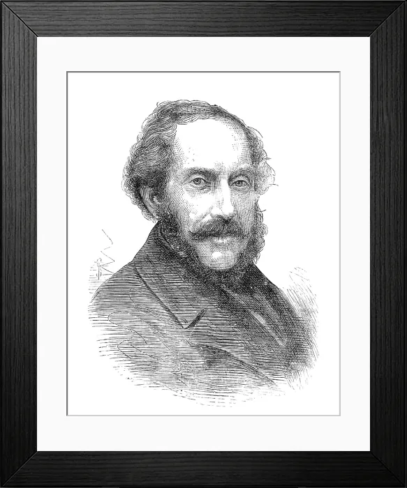 Framed Print : The late Mr. S. A. Hart, R.A. 1881. Creator: Unknown Framed Print : The late Mr. S. A. Hart, R.A. 1881. Creator: Unknown