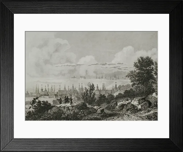 Framed Print : Tobolsk, Russia, 1839. Creator: Augustin Francois Lemaitre Framed Print : Tobolsk, Russia, 1839. Creator: Augustin Francois Lemaitre