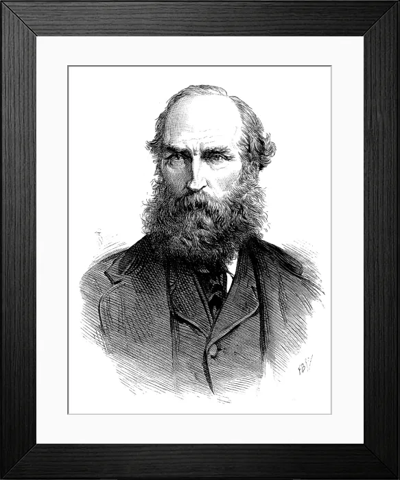 Framed Print : The late Mr. W. Spottiswoode, President of the Royal Society, 1883. Creator: Unknown Framed Print : The late Mr. W. Spottiswoode, President of the Royal Society, 1883. Creator: Unknown