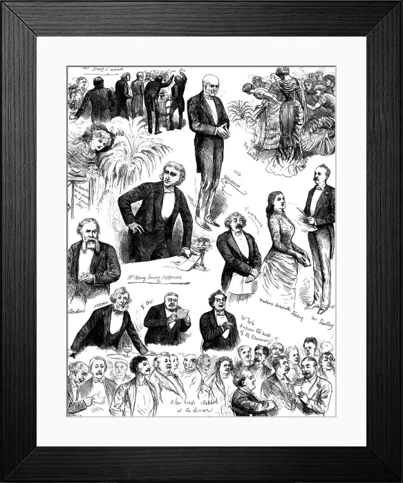 Framed Print : Complimentary Dinner to Mr. Henry Irving at St. James's Hall, 1883. Creator: R. Taylor. Complimentary Dinner to Mr. Henry Irving at St. James's Hall, 1883. Creator: R. Taylor Framed Print : Complimentary Dinner to Mr. Henry Irving at St. James's Hall, 1883. Creator: R. Taylor. Complimentary Dinner to Mr. Henry Irving at St. James's Hall, 1883. Creator: R. Taylor