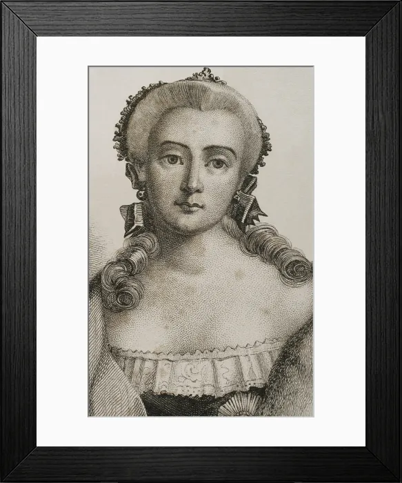 Framed Print : Elizabeth of Russia, 1839. Creator: Manceau Framed Print : Elizabeth of Russia, 1839. Creator: Manceau