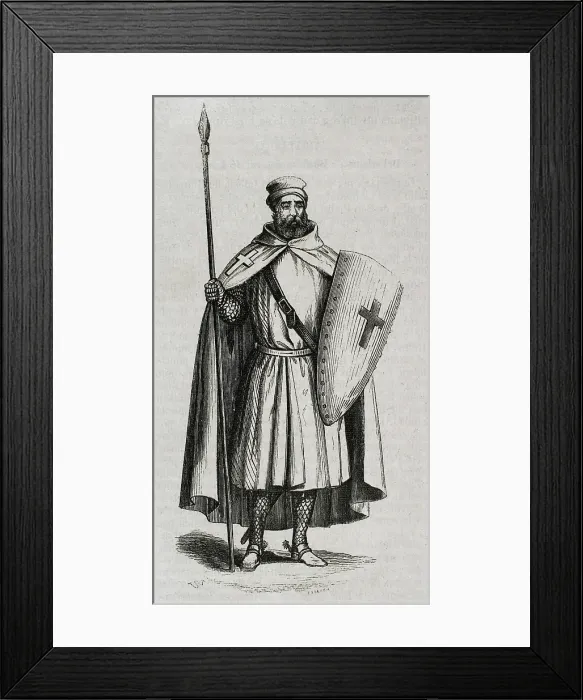 Framed Print : Knight Templar, Order of Solomon's Temple, 1852. Creator: Coderch. Knight Templar, Order of Solomon's Temple, 1852. Creator: Coderch Framed Print : Knight Templar, Order of Solomon's Temple, 1852. Creator: Coderch. Knight Templar, Order of Solomon's Temple, 1852. Creator: Coderch