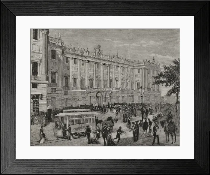 Framed Print : Death of Queen Mercedes of Orleans (1860-1878), Madrid, Spain, 1878. Creator: Andres Ovejero Framed Print : Death of Queen Mercedes of Orleans (1860-1878), Madrid, Spain, 1878. Creator: Andres Ovejero
